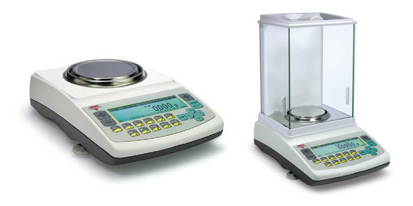 An AG Pro Precision Balance and an AGN Pro Analytical Balance.